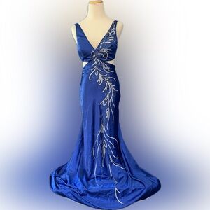 Sean X.Press Y2K Sparkly Cut Out Open Back Prom Dress (4)